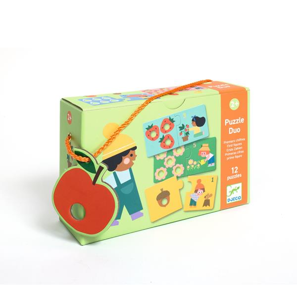 Puzzle Duo - Premiers chiffres - 12 mcx