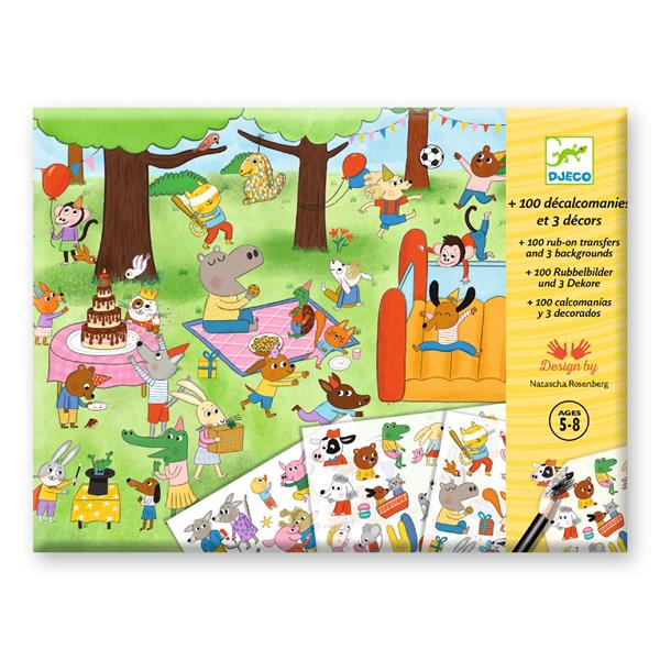 Rub Down Transfers - Party Time