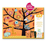 Autocollants repositionnables - Chat-perché