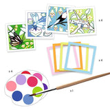 Paintable postcards - Indonesia