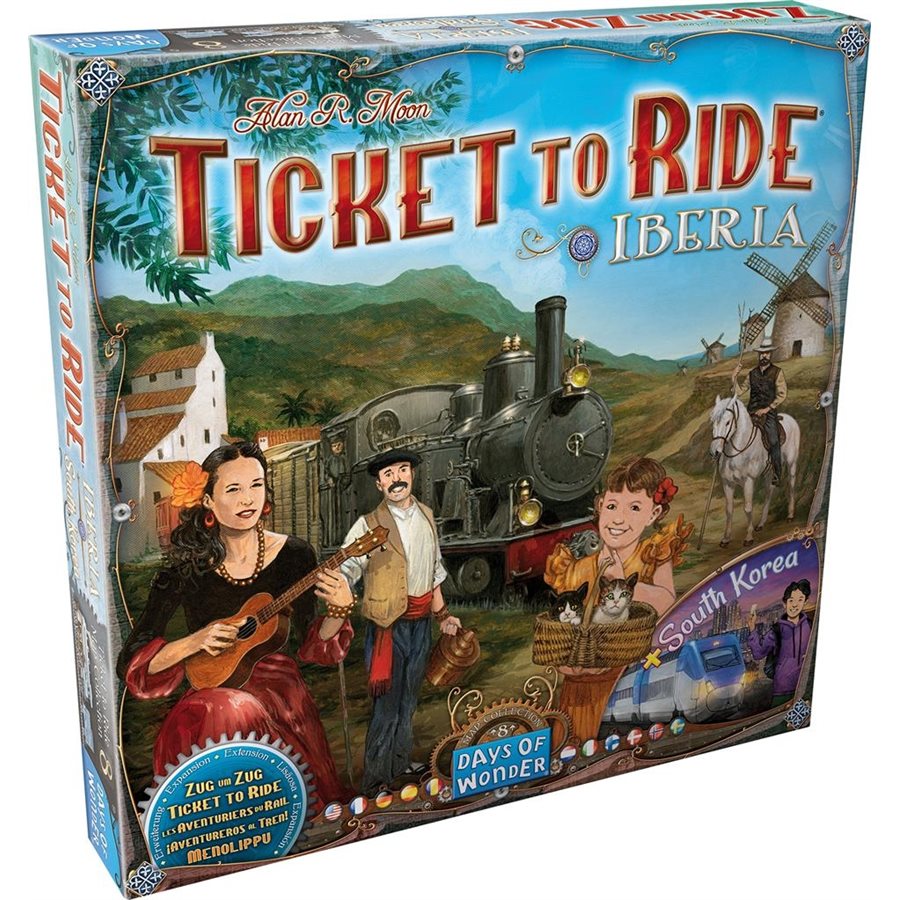Ticket to Ride: Map #8 - Iberia & South Korea (Exp) (Multi)