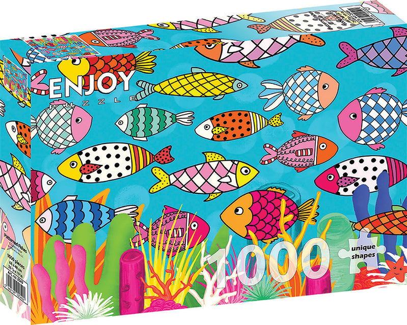 Patterned Fishes - 1000 pcs