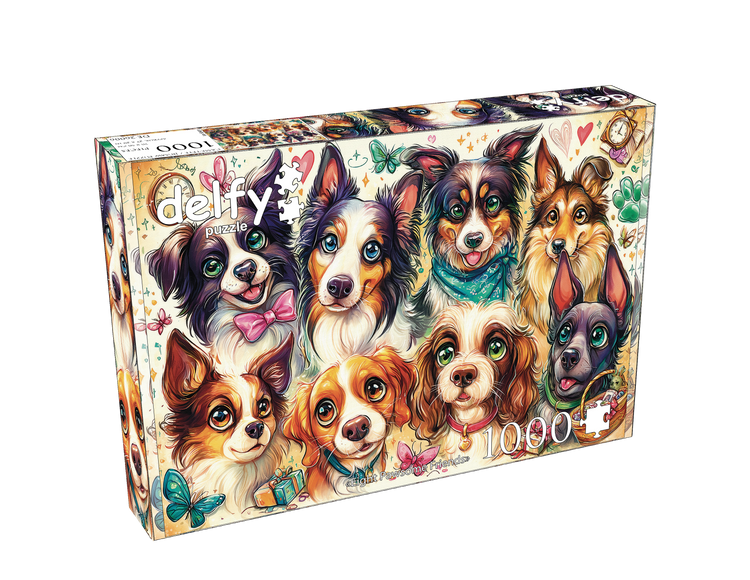Eight Pawsome Friends - 1000 pcs