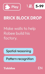 Tokidos - PlayCard - Brick Block Drop (Ang)