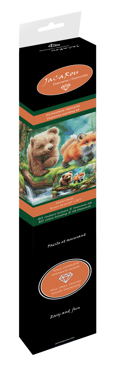 Broderie de diamant - Forest Friends