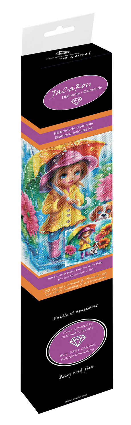 Diamond Painting - Friends in the Rain