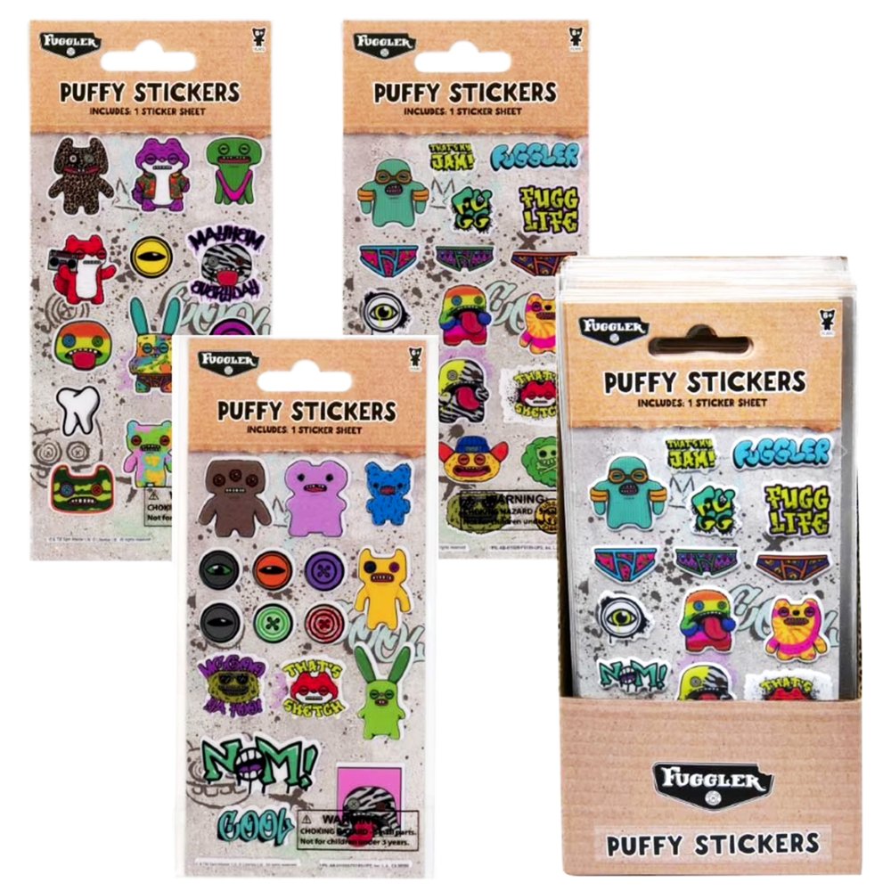 Fugglers - Puffy Stickers (assortment)