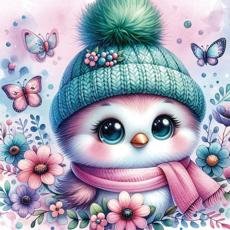 Diamond Painting - Feathers and Pompom