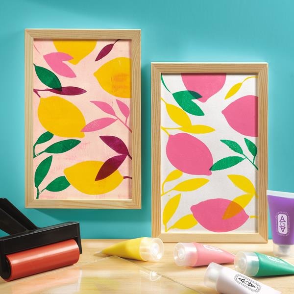 Workshop 46: Gel Printing - Lemons