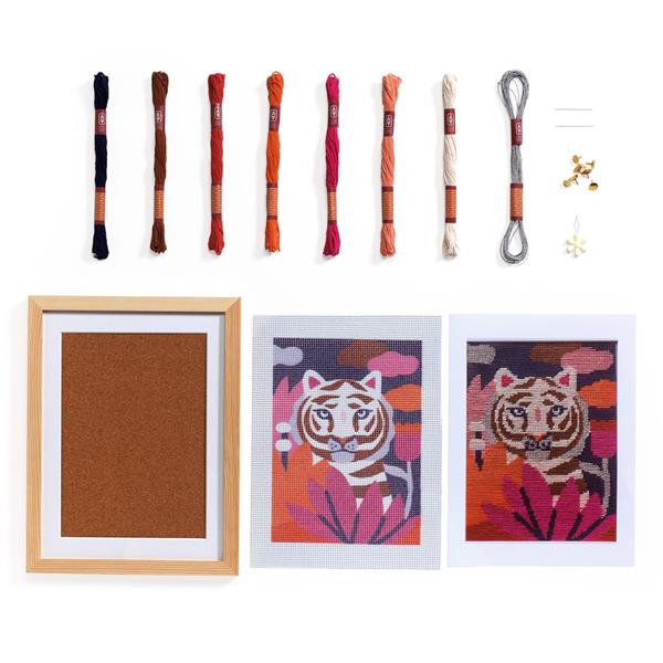 Workshop 64: Needlepoint - Wild cat