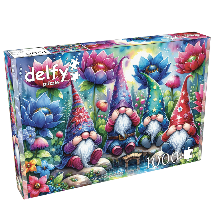 Gnomes Among Flowers - 1000 mcx