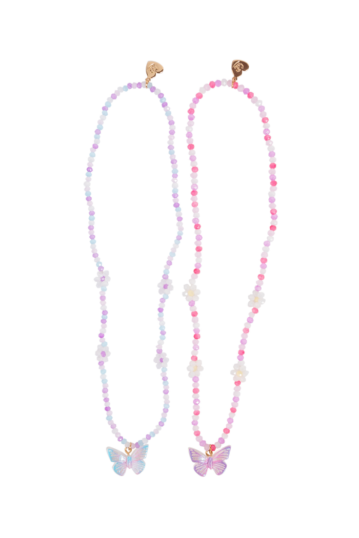 Collier - Papillons et marguerites (assortiment)