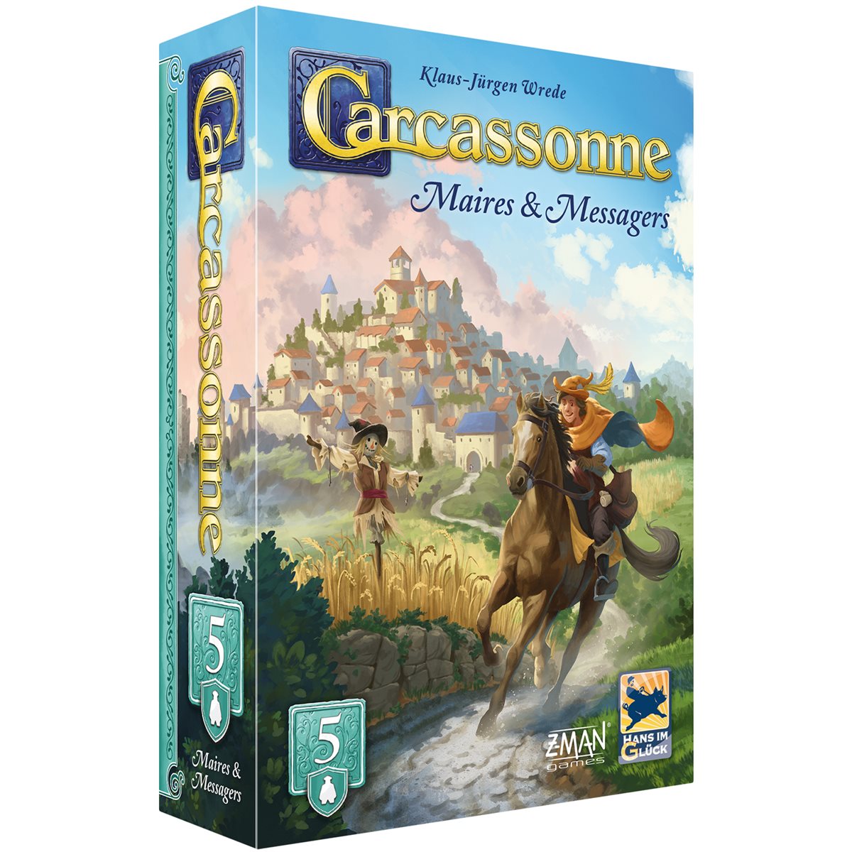 Carcassonne: #5 Maires et Messagers (Exp) (Fr)