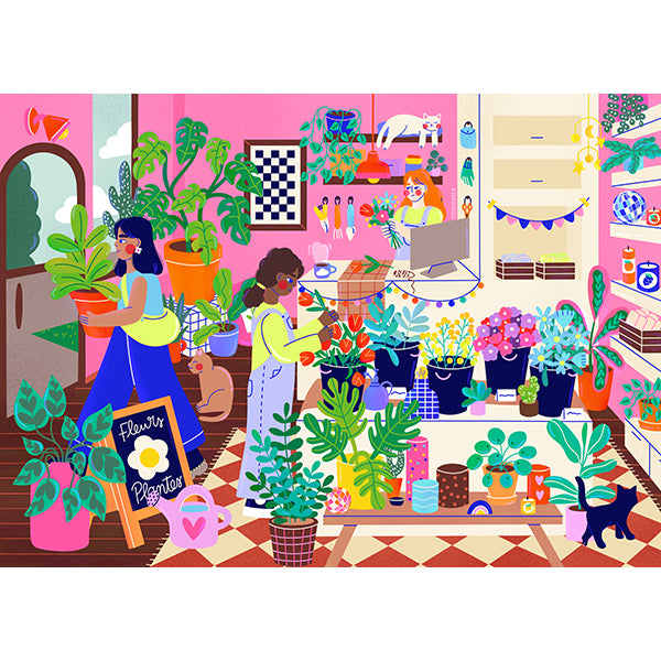Plants and Flowers - 500 pcs