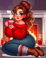 Diamond Painting - Hot Chocolate - 40 x 50 cm