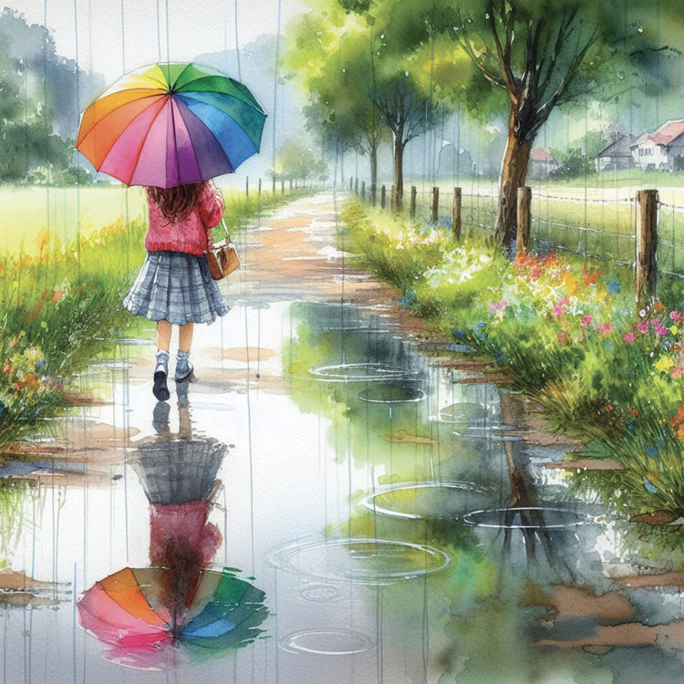 Diamond Painting - It's Raining Again