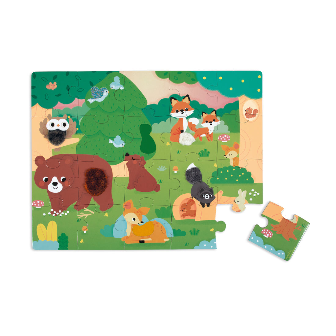 Giant Tactile Puzzle Forest - 20 pcs
