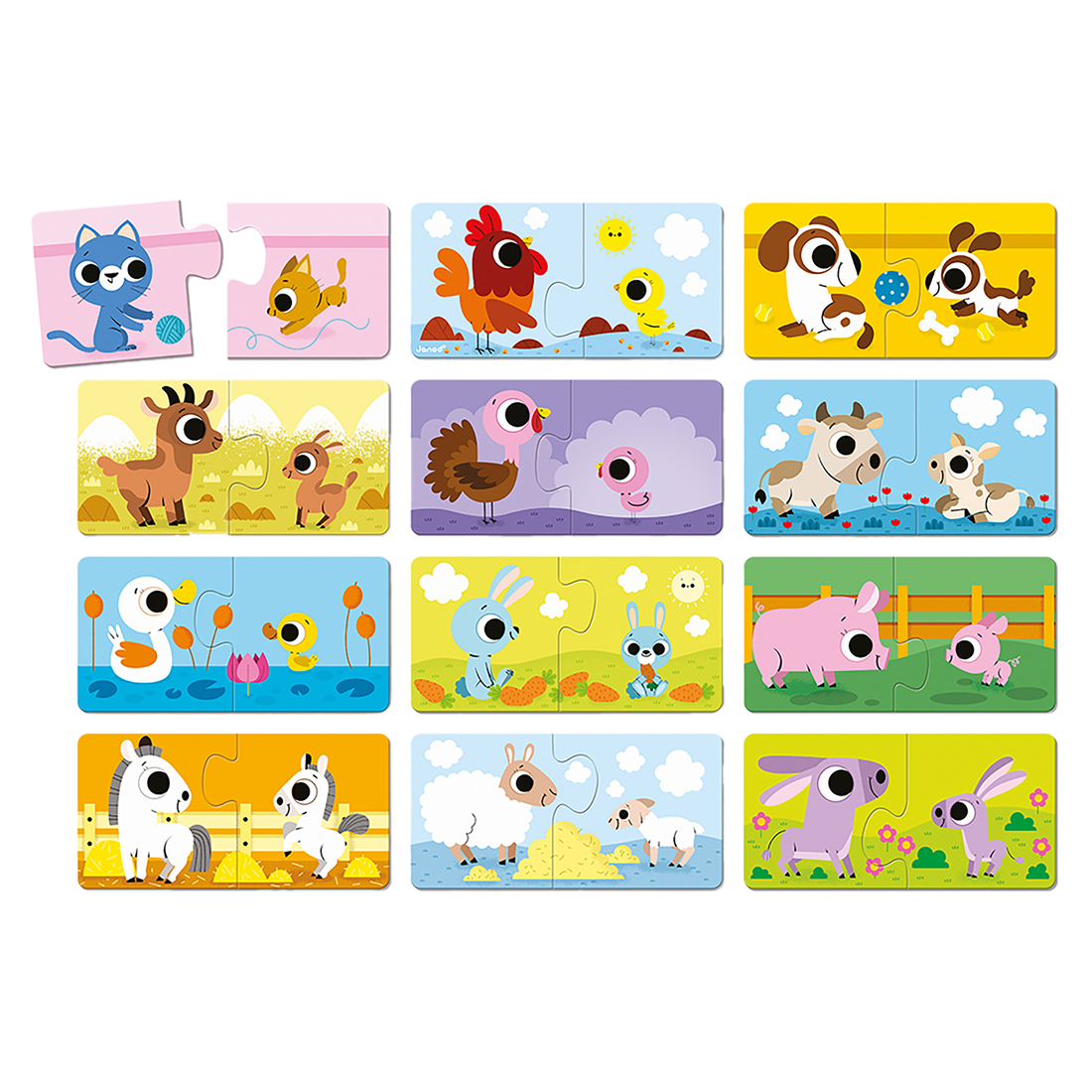 Parent and Baby - 12 x 2 pcs