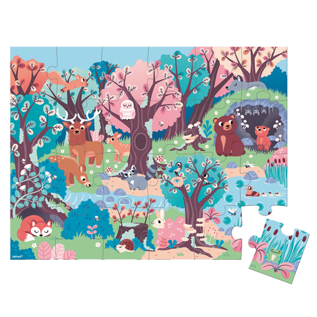 Puzzle magique - Forêt - 24 mcx