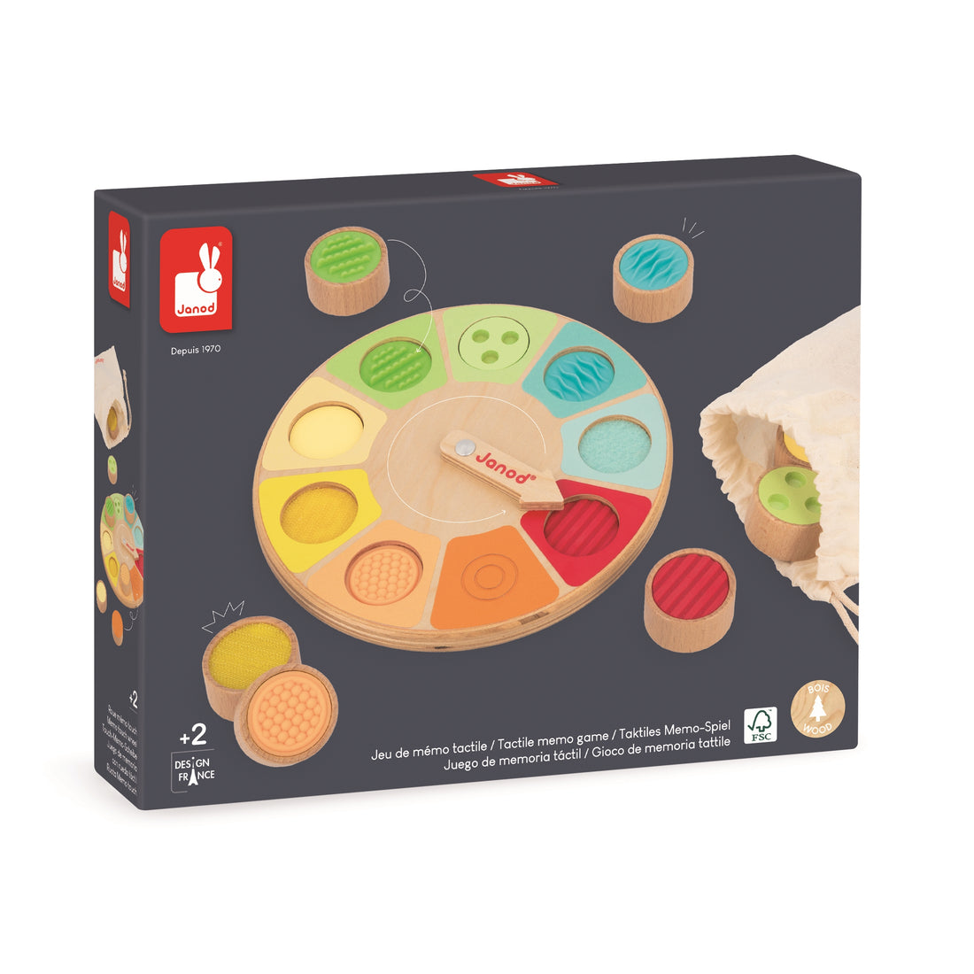 Jeu de mémo tactile