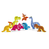 Dinosaures - 7 mcx Bois