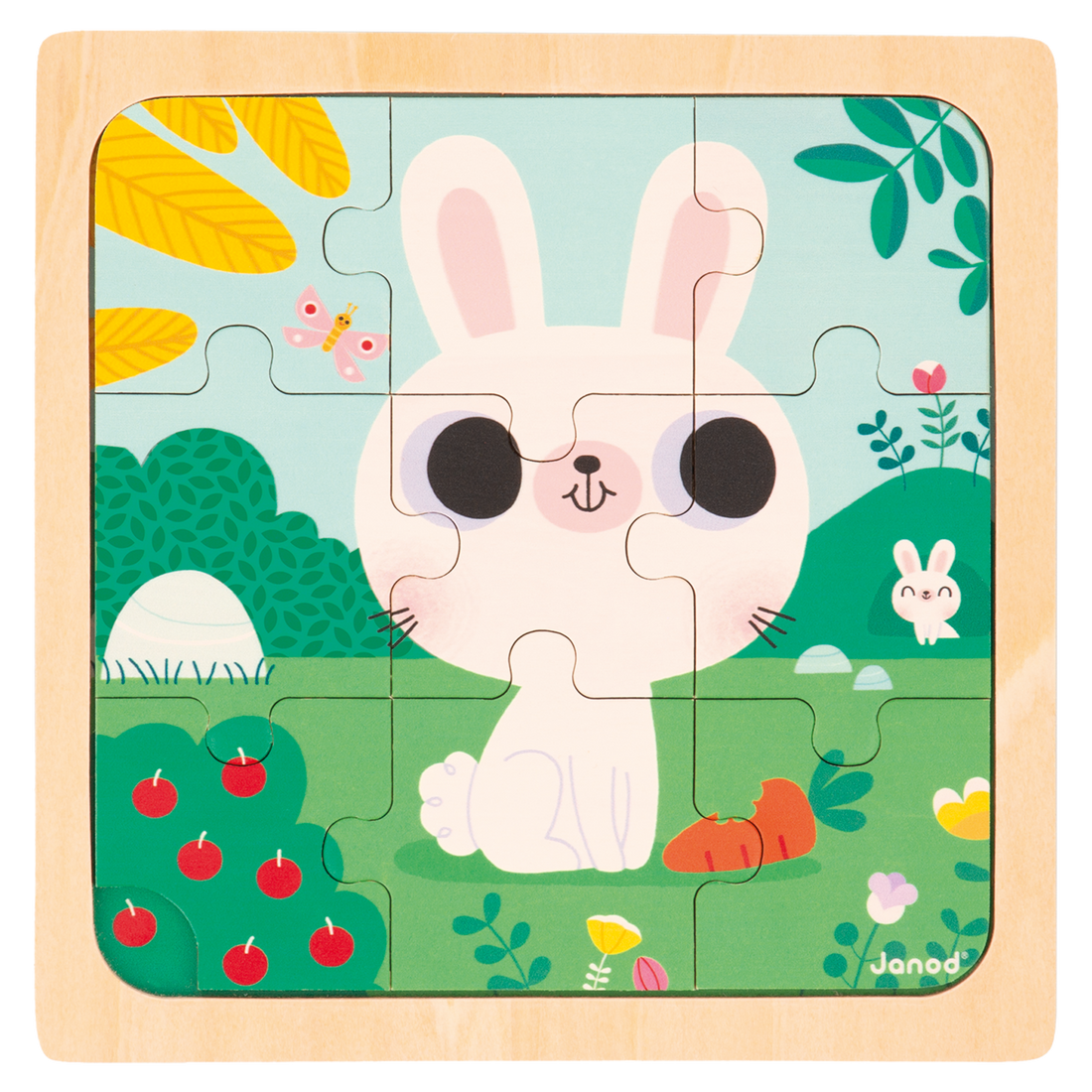 White Rabbit - 9 pcs Wood