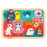 Domestic Animals - 7 pcs Wood