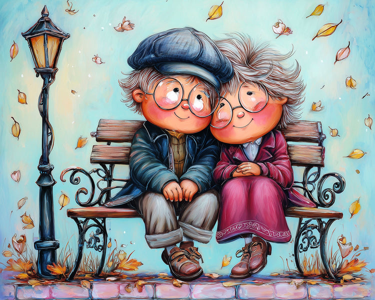 Broderie de diamant - Le couple parfait