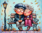 Broderie de diamant - Le couple parfait
