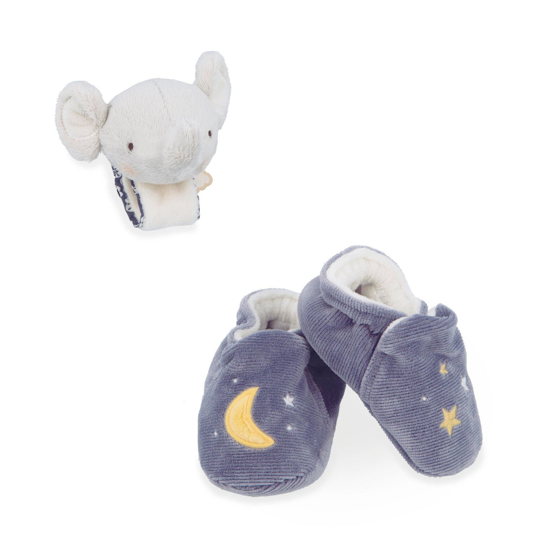 Kaloo - Bracelet sonore et pantoufles - Elephant