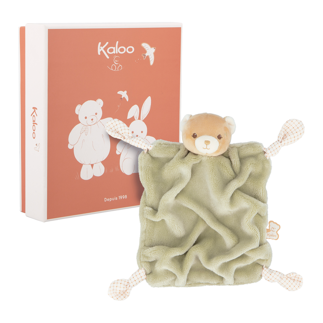 Kaloo - Green Bear Comforter