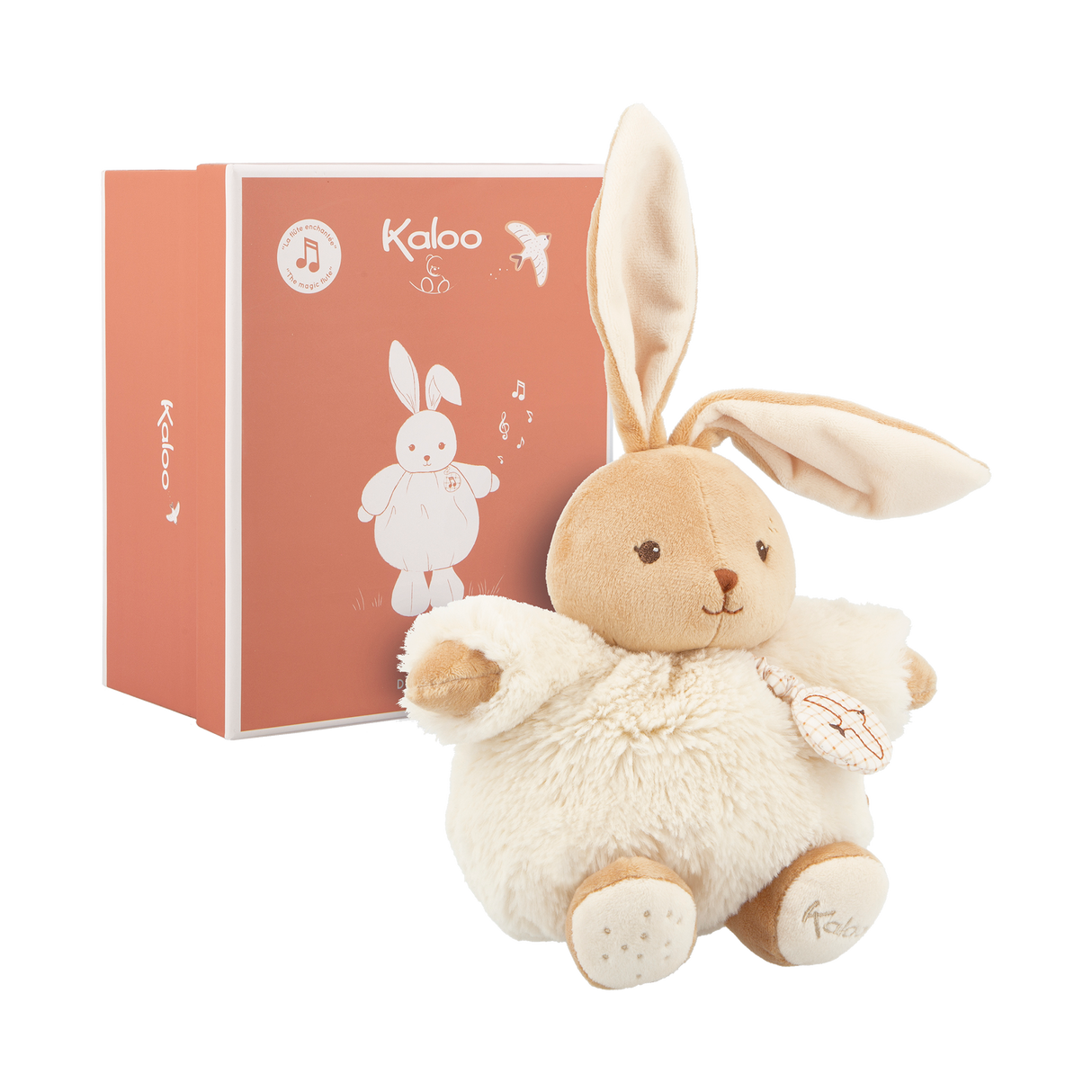 Kaloo - Lapin musical crème 17 cm
