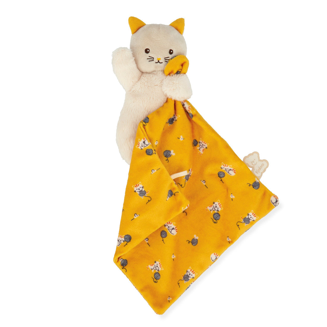 Kaloo - Cat Plush Toy - Yellow