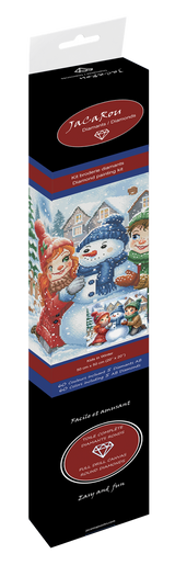 Broderie de diamant - Kids in Winter