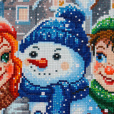 Broderie de diamant - Kids in Winter