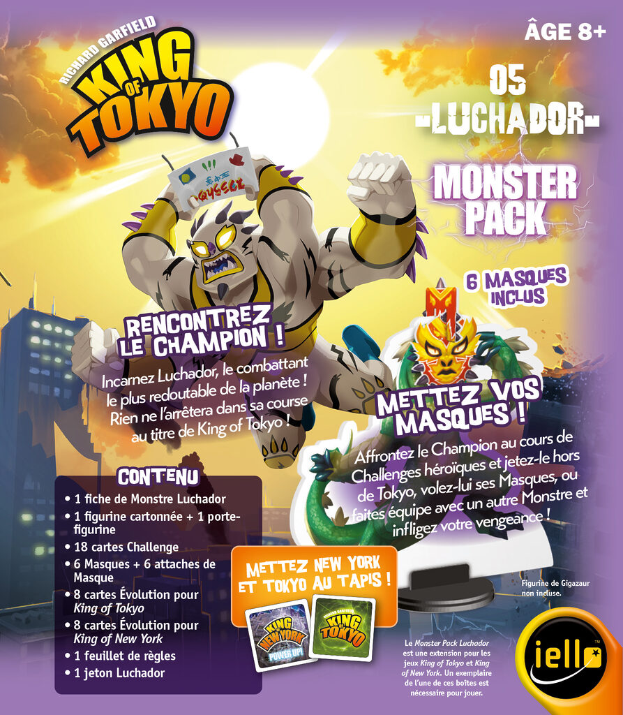 King of Tokyo/New York - Monster Pack Luchador (Ext) (Fr)