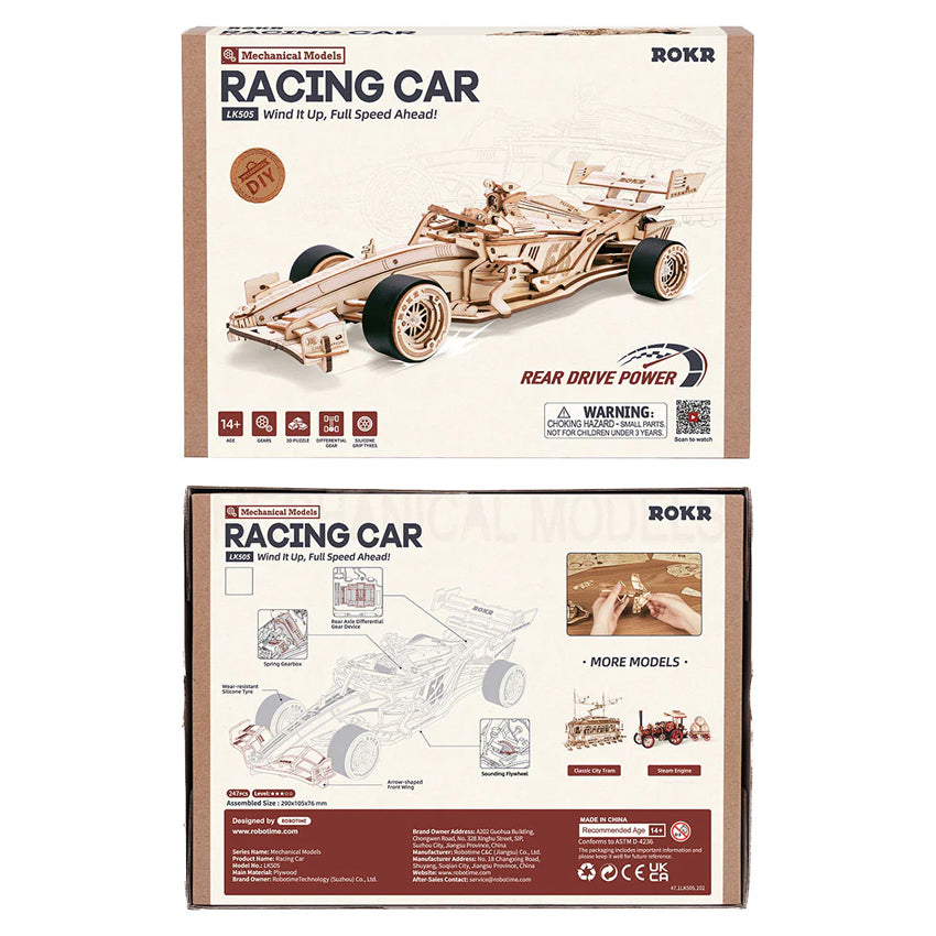 Rokr DIY - Modèle de voiture de course F1