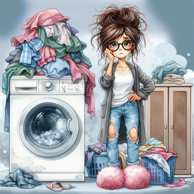 Broderie de diamant - Laundry Day