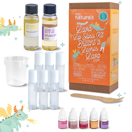 Kiss Naturals - Lava Lip Gloss Kit (Bil)
