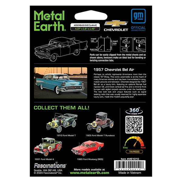 Metal Earth - Chevrolet Bel Air 1957