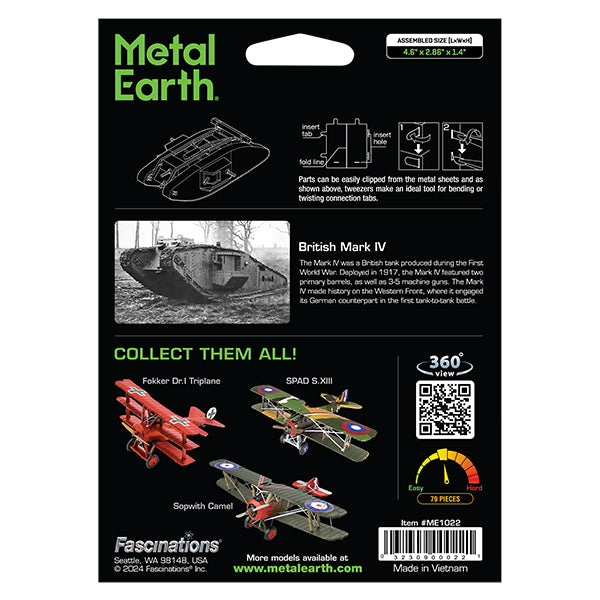 Metal Earth - Mark IV britannique