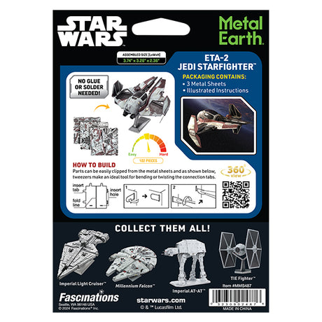 Metal Eart - ETA-2 Jedi Starfighter - Star Wars