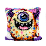 Latch Hook - Pillow cover - Monster
