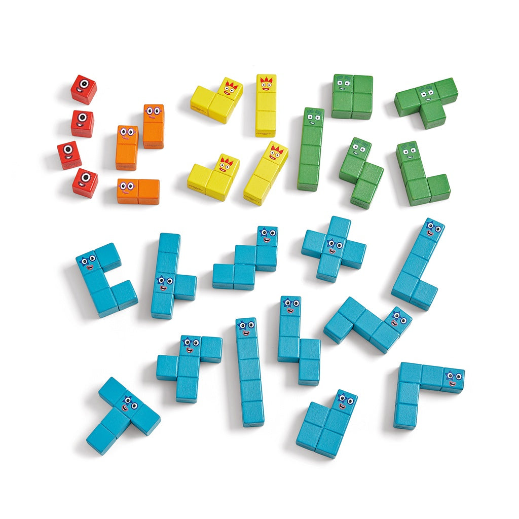 Number Blocks - Wooden Building Block Activity Set (Multi)