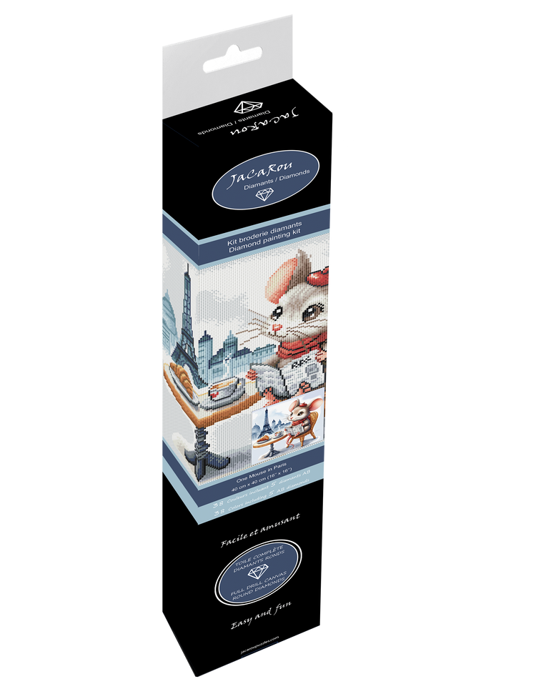 Broderie de diamant - One Mouse in Paris