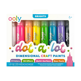 Dot-A-Lot - Brightly Colored Dimensional Craft Paints (8)