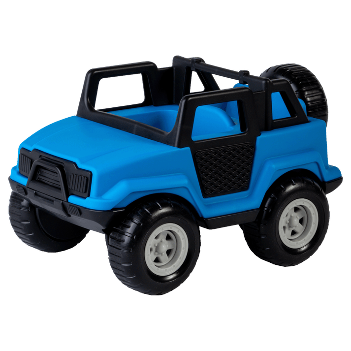 Flek - Blue Off-Road Vehicle with Charlie