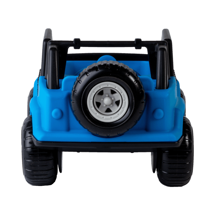 Flek - Blue Off-Road Vehicle with Charlie