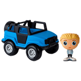 Flek - Blue Off-Road Vehicle with Charlie
