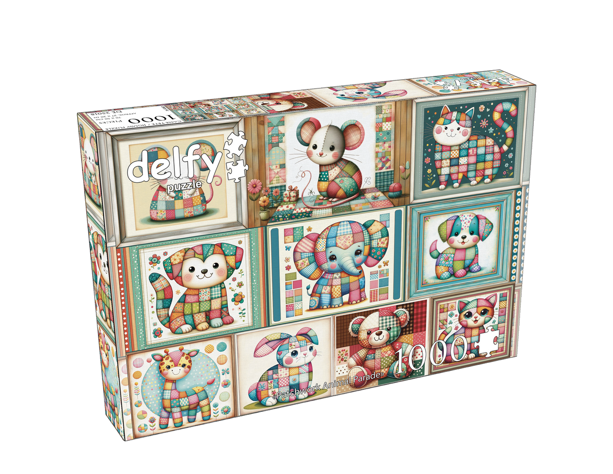 Patchwork Animal Parade - 1000 pcs